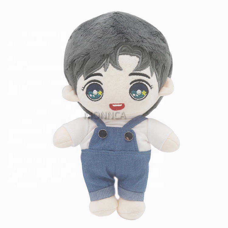Custom Anime Design Stuffed Plush Toy Dolls for Gift Custom Made Idol Human Plush Soft Dolls
