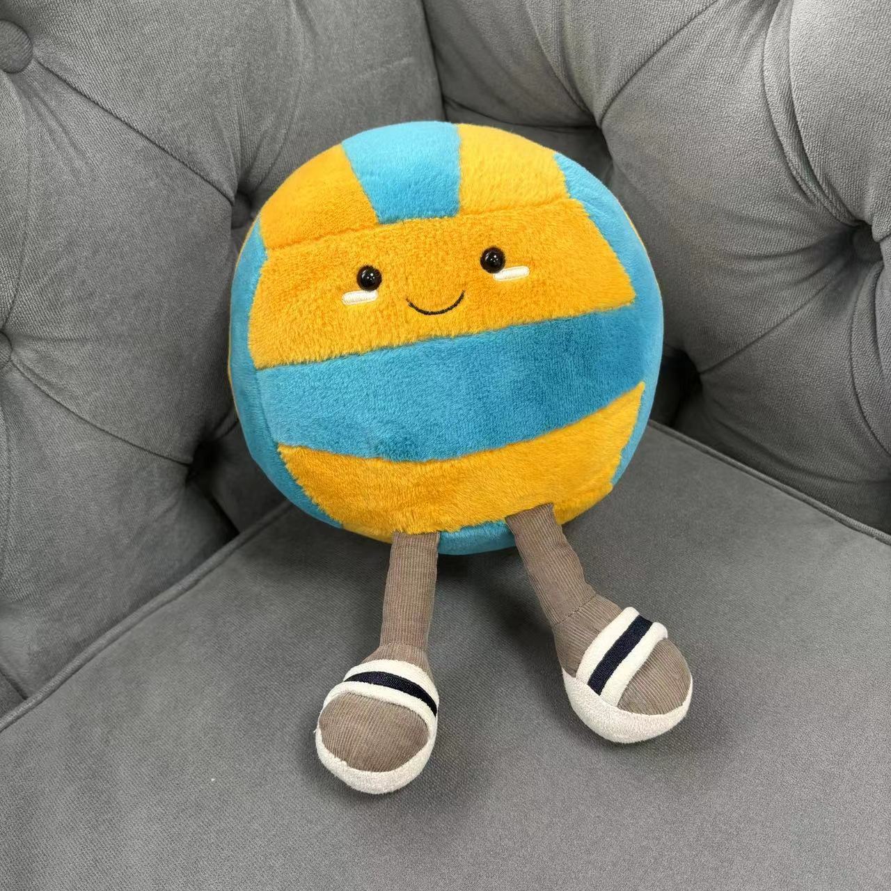 Fun Sports Beach Volleyball Cotton Plush Toy Comfort Doll Gift for Kids 11-30cm